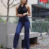 Jeans Wide Leg Mujer Romy Azul Tiro Alto - SKU 1-0098