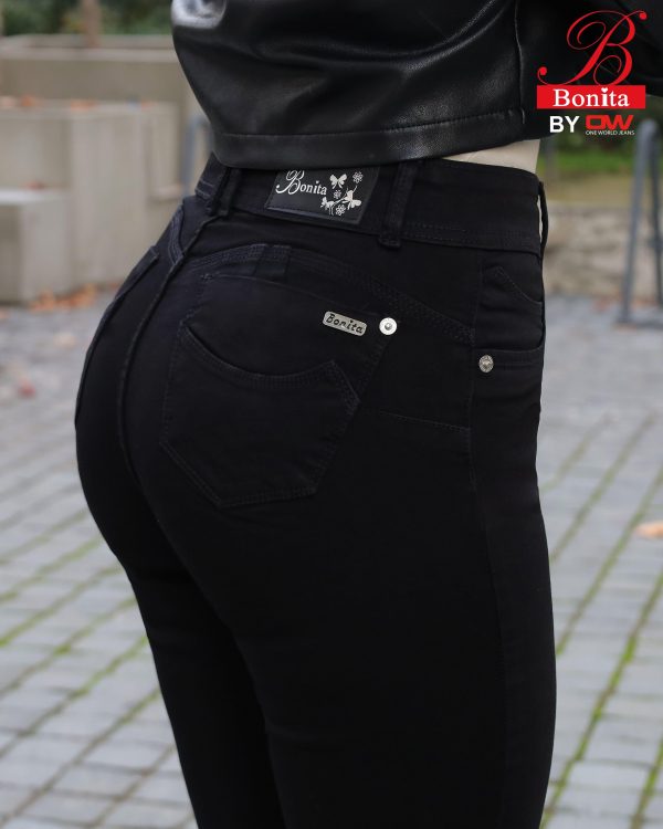 Jeans Skinny Mujer Naomy Negro Tiro Alto - SKU 1-0502