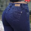 Jeans Bonita Palazzo Mujer Baby Azul Tiro Alto - SKU 1-0090